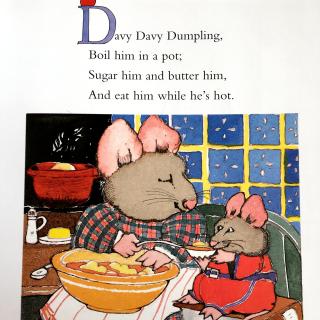 Mother Goose | Davy, Davy, Dumpling