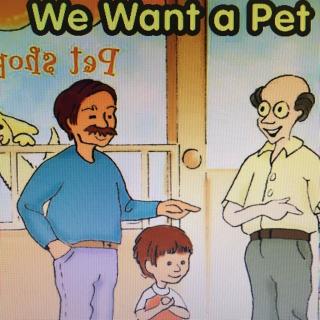 we want a pet 3/8