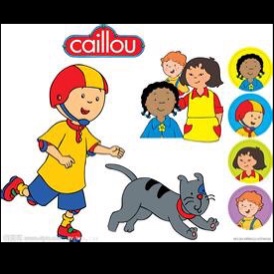 Caillou makes a new friend