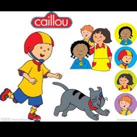 Caillou and daddy