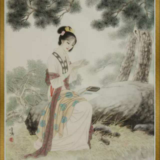 ～做个淡淡的水墨画女人～