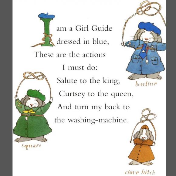 【鹅妈妈经典童谣】49 i am a girl guide