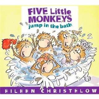 Five little monkeys jump in the bath