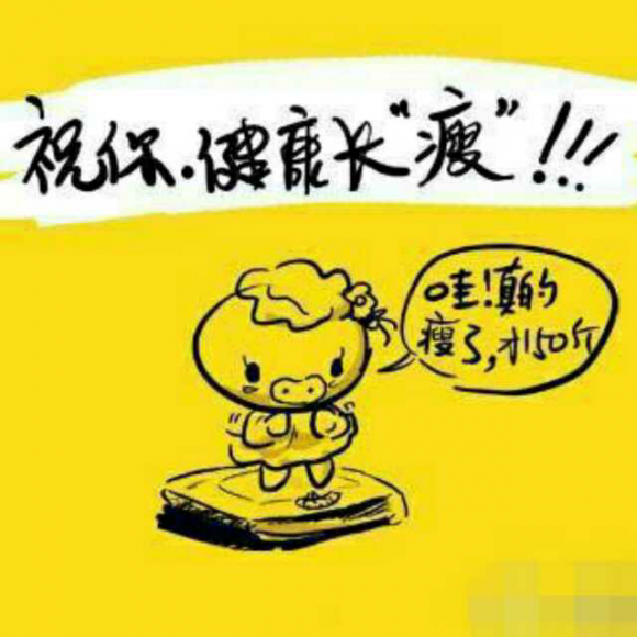 我要瘦成一道闪电