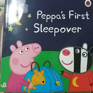 peppa's first sleepover