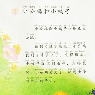 一年级下册 小公鸡和小鸭子