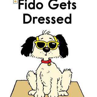 Fido gets dressed