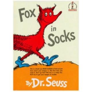 #Dr. Seuss#  Fox in Socks