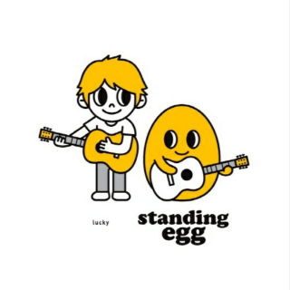standing egg-little star