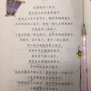 小泉子看果园子（子字歌）