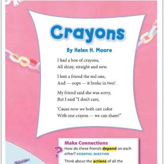 悦读 S2Day41 Crayons