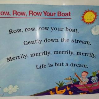 【小馨唱儿歌】Row row row your boat