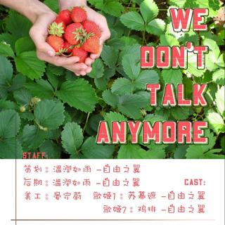 【后期】We don't talk anymore