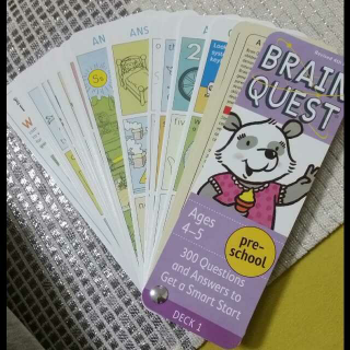 Brain Quest:4——5岁互动很精彩！回答流利！