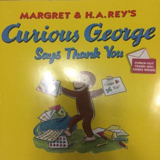 curious george says thank you