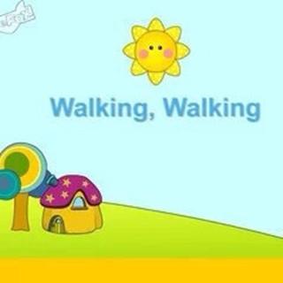 【学习交通工具、动作】Walking walking