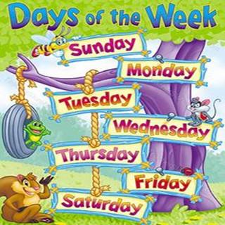 【学习星期】Days of the week