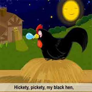 【学习小动物、数字】Hickety pickety my black hen
