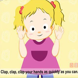 【学习身体部位、动作】Clap your hands