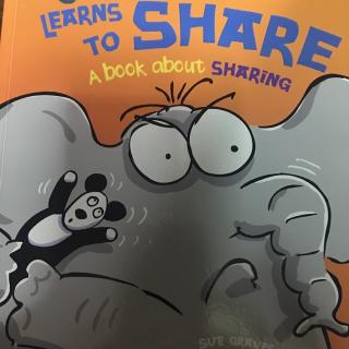 Elephant learns to share