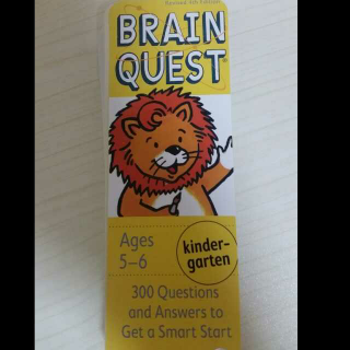 玩游戏:Brain Quest5——6岁