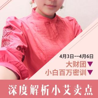 20170404小白密训 深度解析小艾卖点