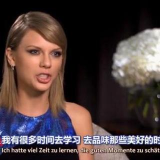 泰勒斯威夫特Taylor Swift - 德国节目Prominent!访谈