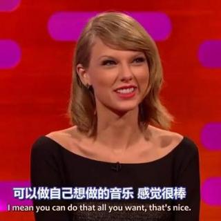 泰勒斯威夫特Taylor Swift The Graham Norton Show