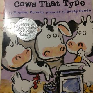 Click，clack，moo. Cows that type