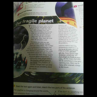 Our fragile planet