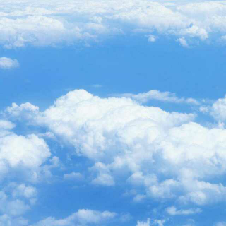 蔚蓝的天吉祥的云