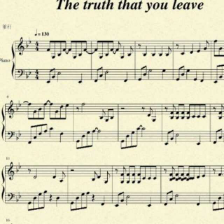 The truth that you leave