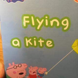 Flying a kite