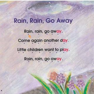 【玥妈分享】02-Rain, Rain, Go Away (melody)