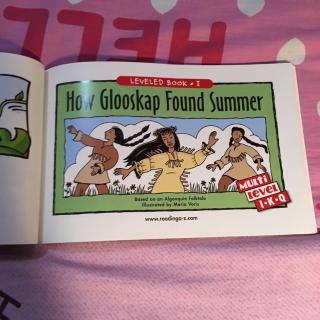 How Glooskap found Summer