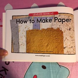 How to make paper