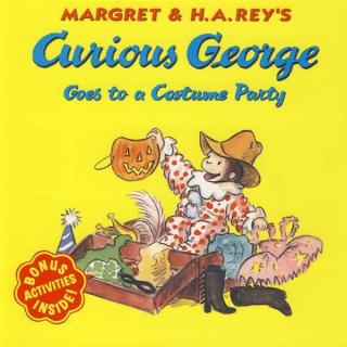 英文分级阅读绘本: 好奇的乔治25<Curious George Goes to a Costume Party>