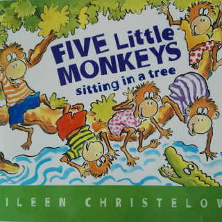 Five little monkeys sitting
