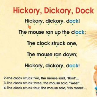 【玥妈分享】10-Hickory, Dickory, Dock (read)