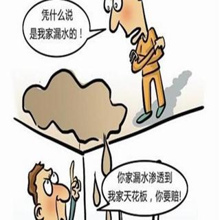 楼上漏水，楼下遭殃，这种邻里矛盾怎么办？