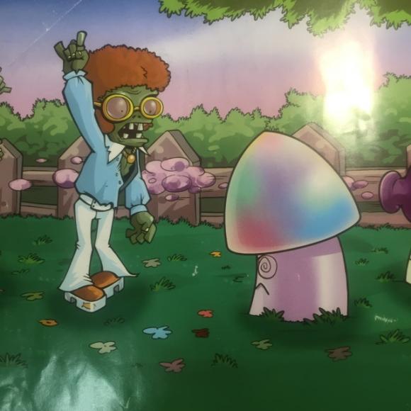 植物大战僵尸 立大功的迷糊菇