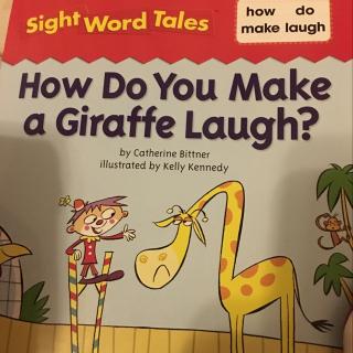 How do you make a giraffe laugh?