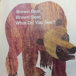 Brown bear brown bear what do you see?