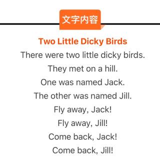 RAZ B：Two Little Dicky Birds