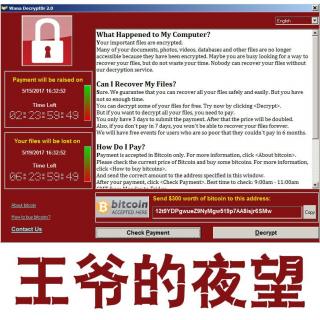 148-WannaCrypt病毒大爆发-王爷的夜望