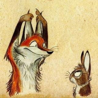 大坏狐狸的故事兔子图片