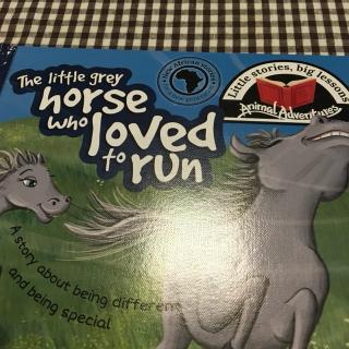 英语绘本非洲冒险之-the little grey horse who loved to run