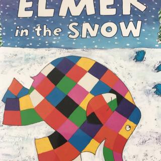 Elmer in the snow-0170517