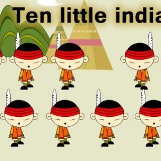 英语儿歌 Ten little Indians 
