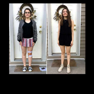 Girl suspended for dressing